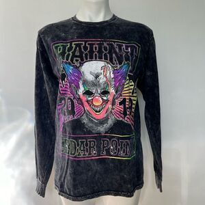Cedar Point Haunt 2019 Scary Clown Graphic long sleeve